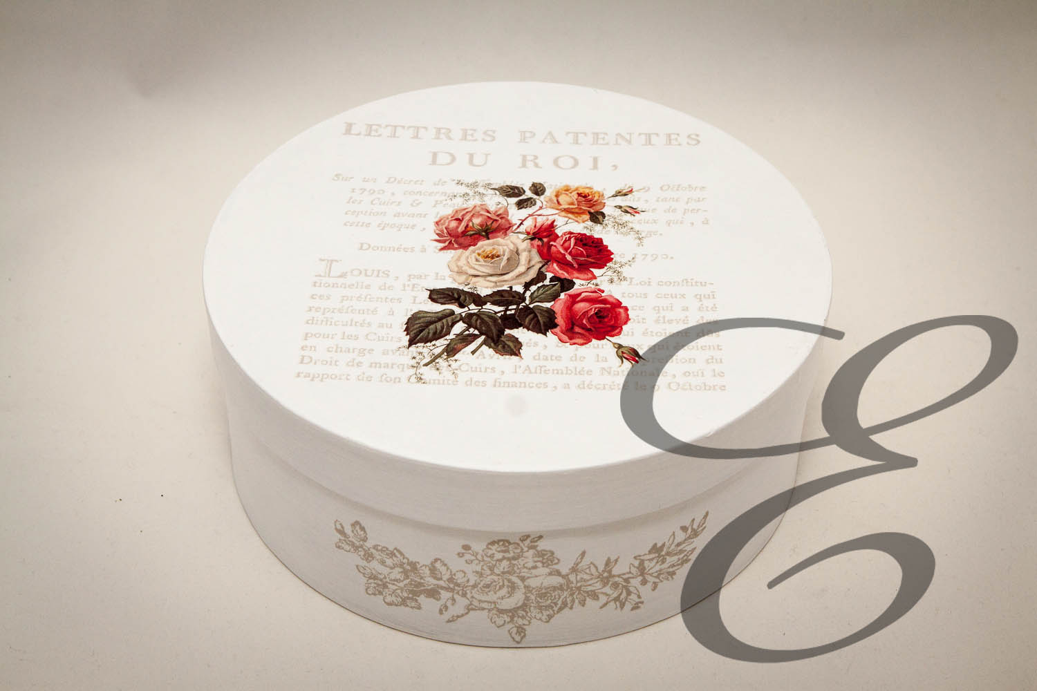 Schatulle Rosa mit Rosenmotiv – Handgefertigtes Unikat von E-Family Jestetten